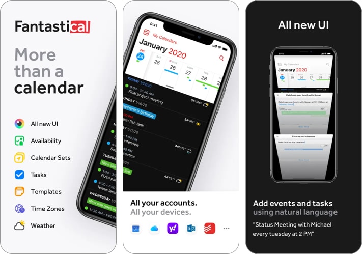 Fantastical Calendar iPhone app