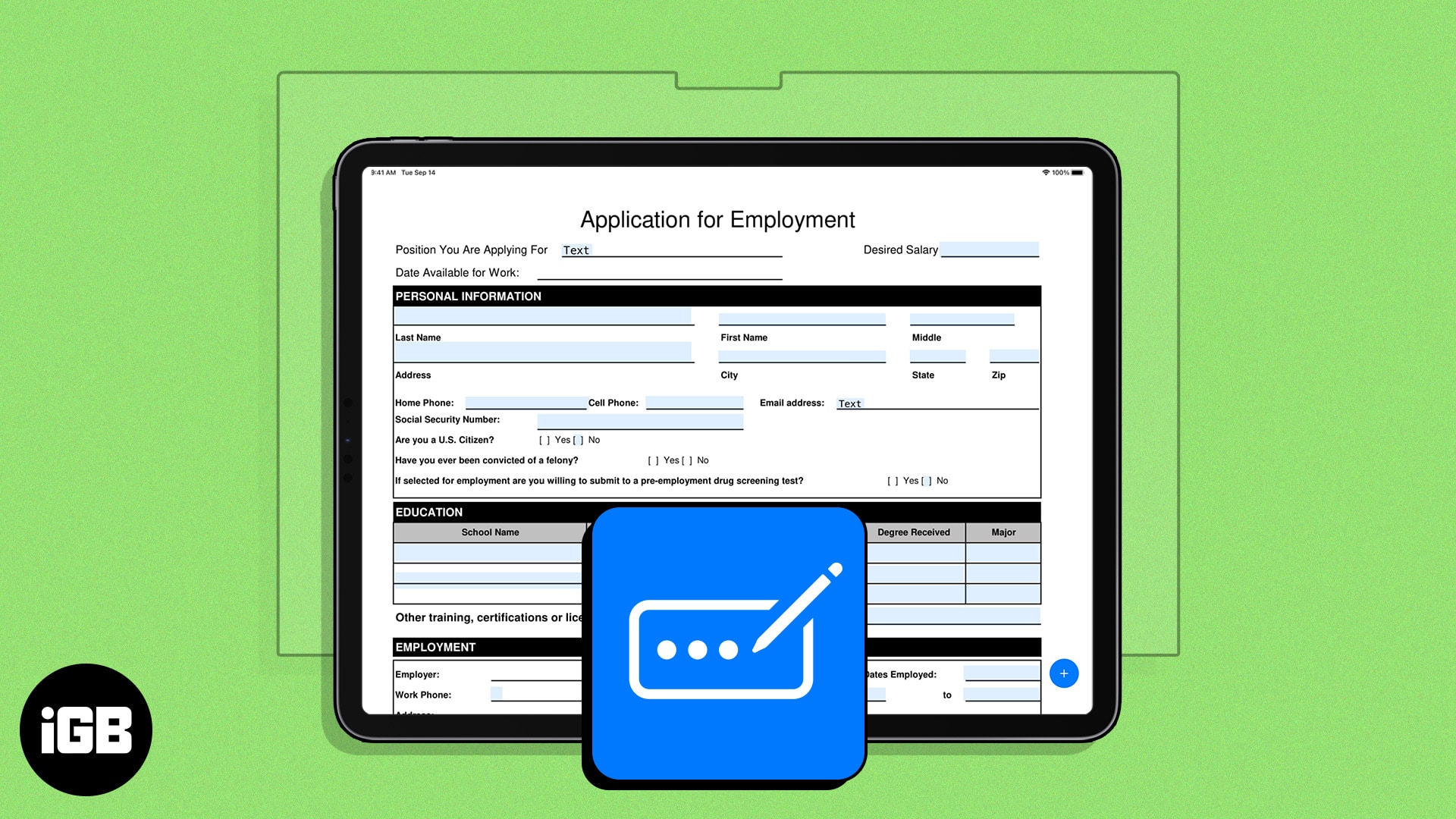 How to Autofill PDF forms on iPhone, iPad and Mac