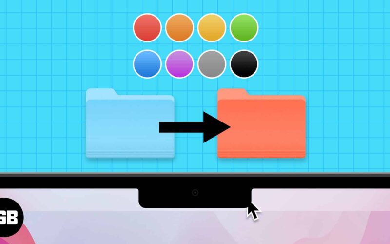 How to change folder color on mac