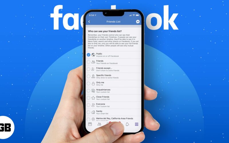 How to hide your facebook friends list on iphone ipad and mac