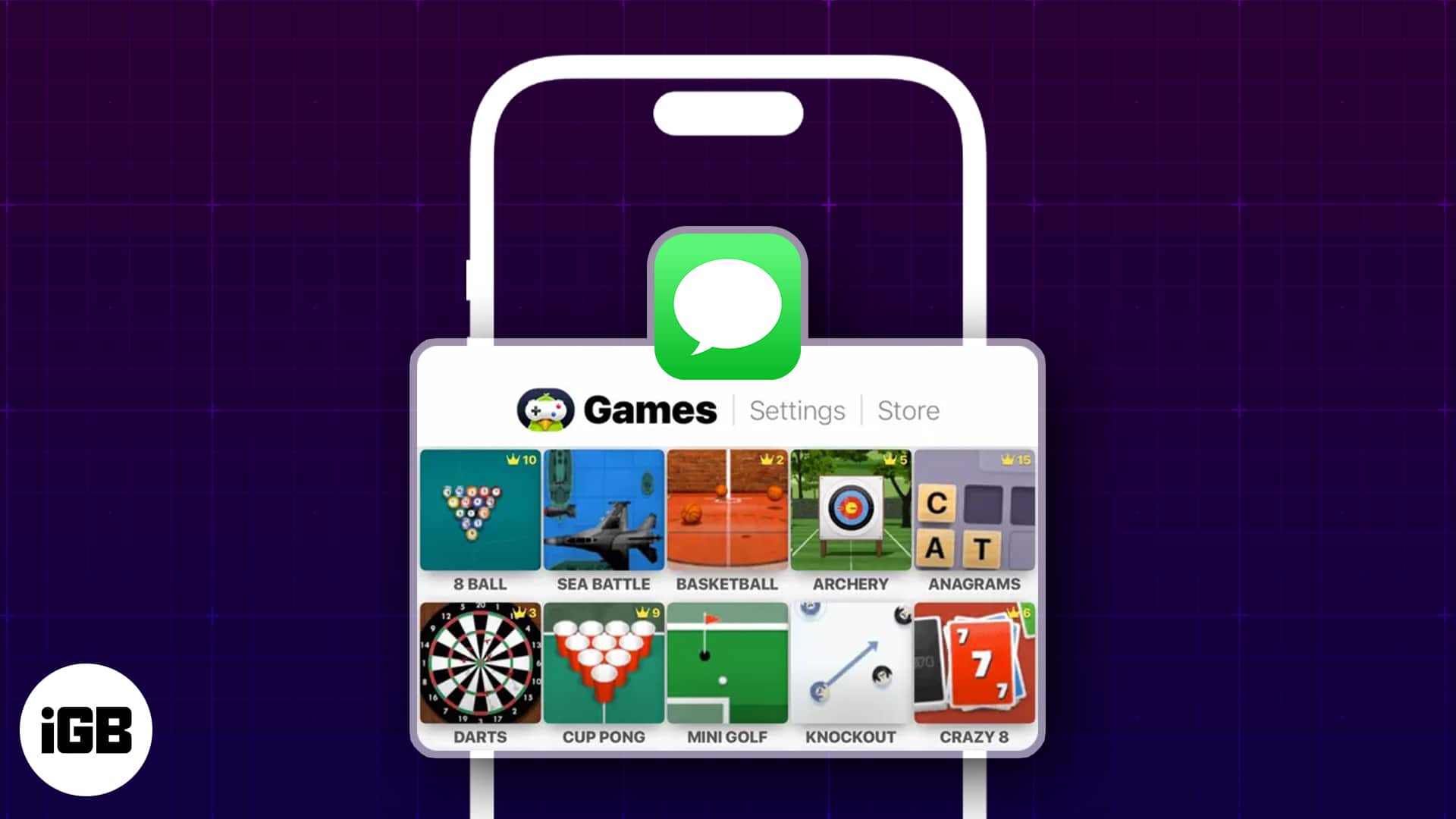 Play iMessage games on iPhone