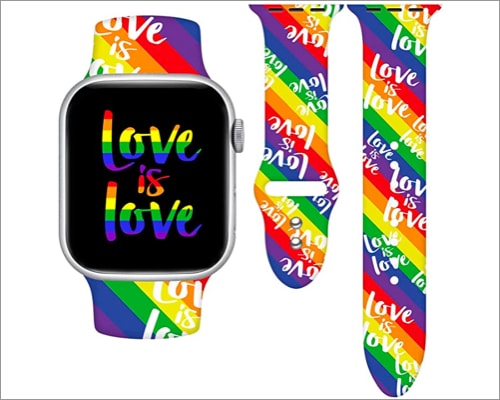 Printed vieeki pride watch band