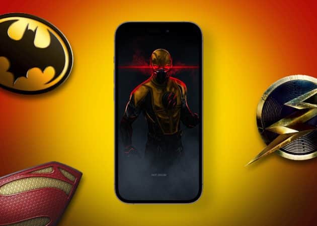 Reverse Flash eerie wallpaper for iPhone