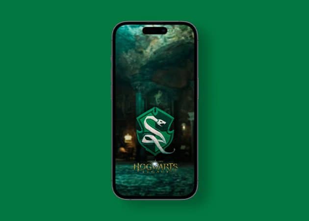 Slytherin Hogwarts Legacy 4K iPhone wallpaper