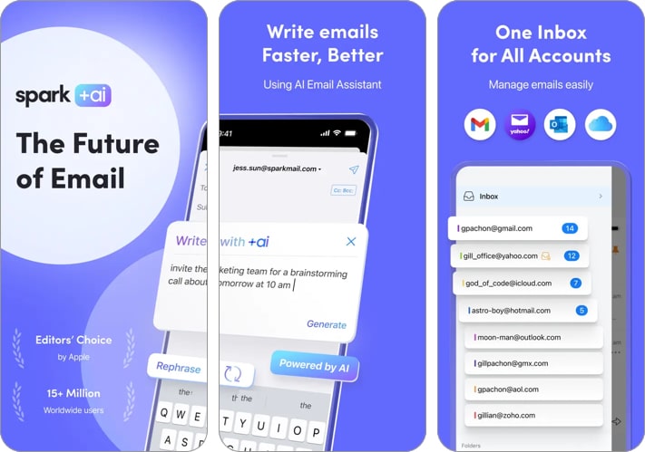 Spark Mail AI iPhone app