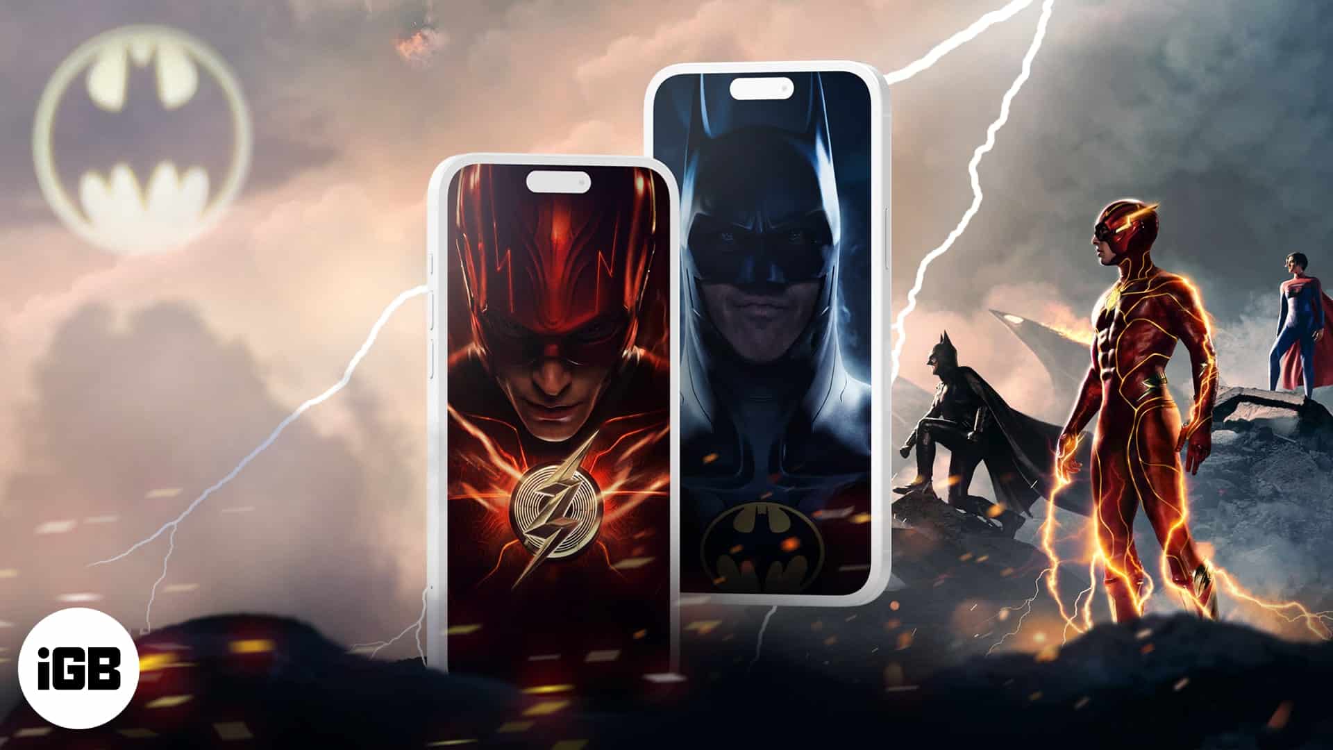 The Flash 4K wallpapers for iPhone