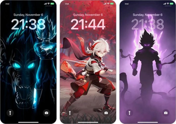 Top Anime Wallpaper iPhone iPad App Screenshot