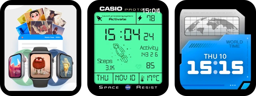 Watch Faces Albums Apple Watch app