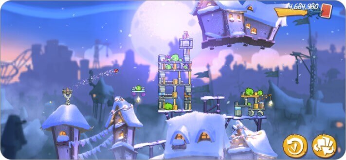 angry birds 2 iphone game screenshot