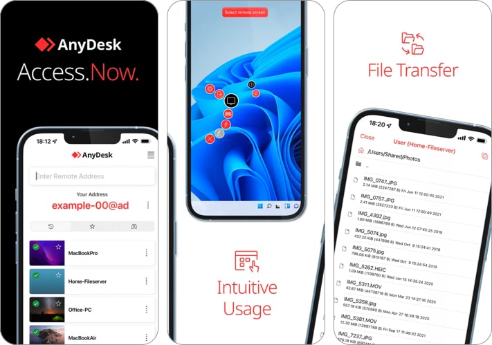 AnyDesk Remote Desktop app for iPhone