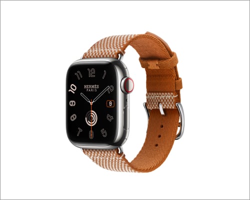 Apple Watch Hermès Toile H Single Tour band