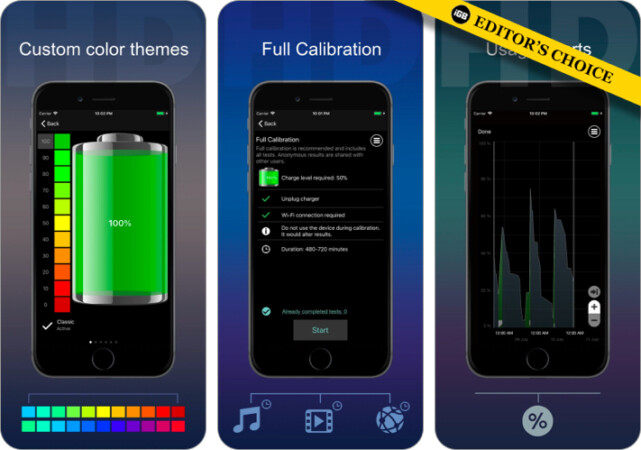 Battery HD+ app for iPhone and iPad