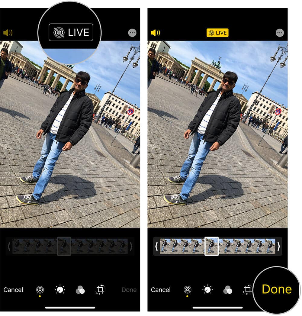 Change Normal Photo to Live Photo on iPhone or iPad