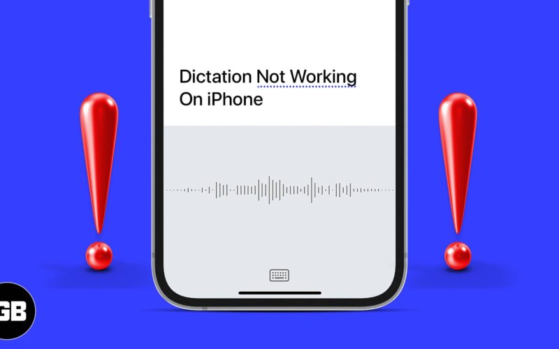 Dictation not working on iphone and ipad