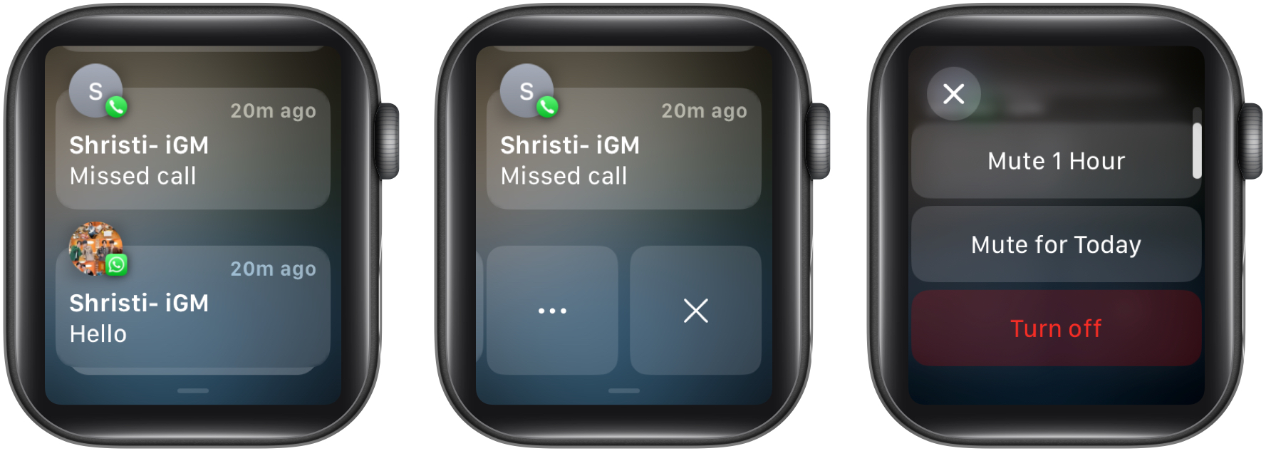 Disable app notifications on Apple Watch