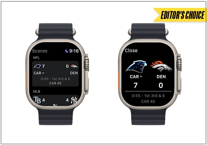 ESPN Apple Watch app screenshot