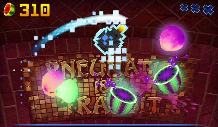 Fruit Ninja Classic Kill Stress iPhone and iPad Game Screenshot