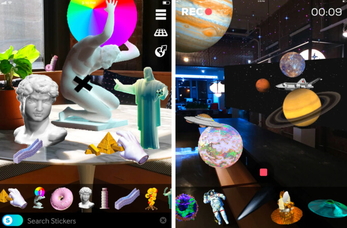 GIPHY World best fun AR app for iPad  