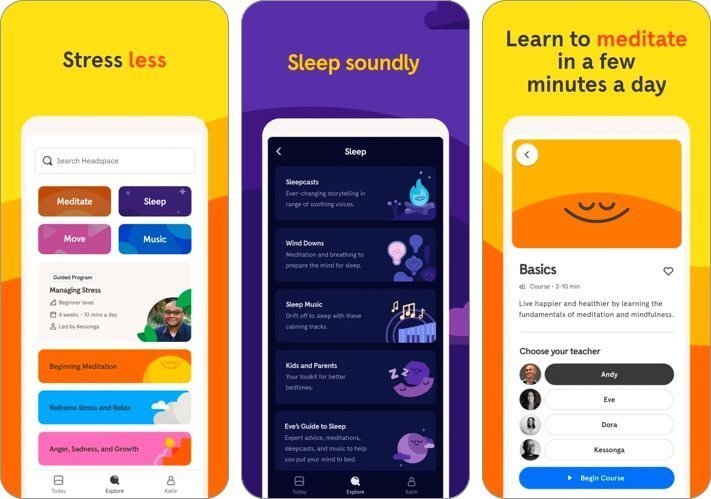 Headspace best New Year resolution app for iPhone and iPad