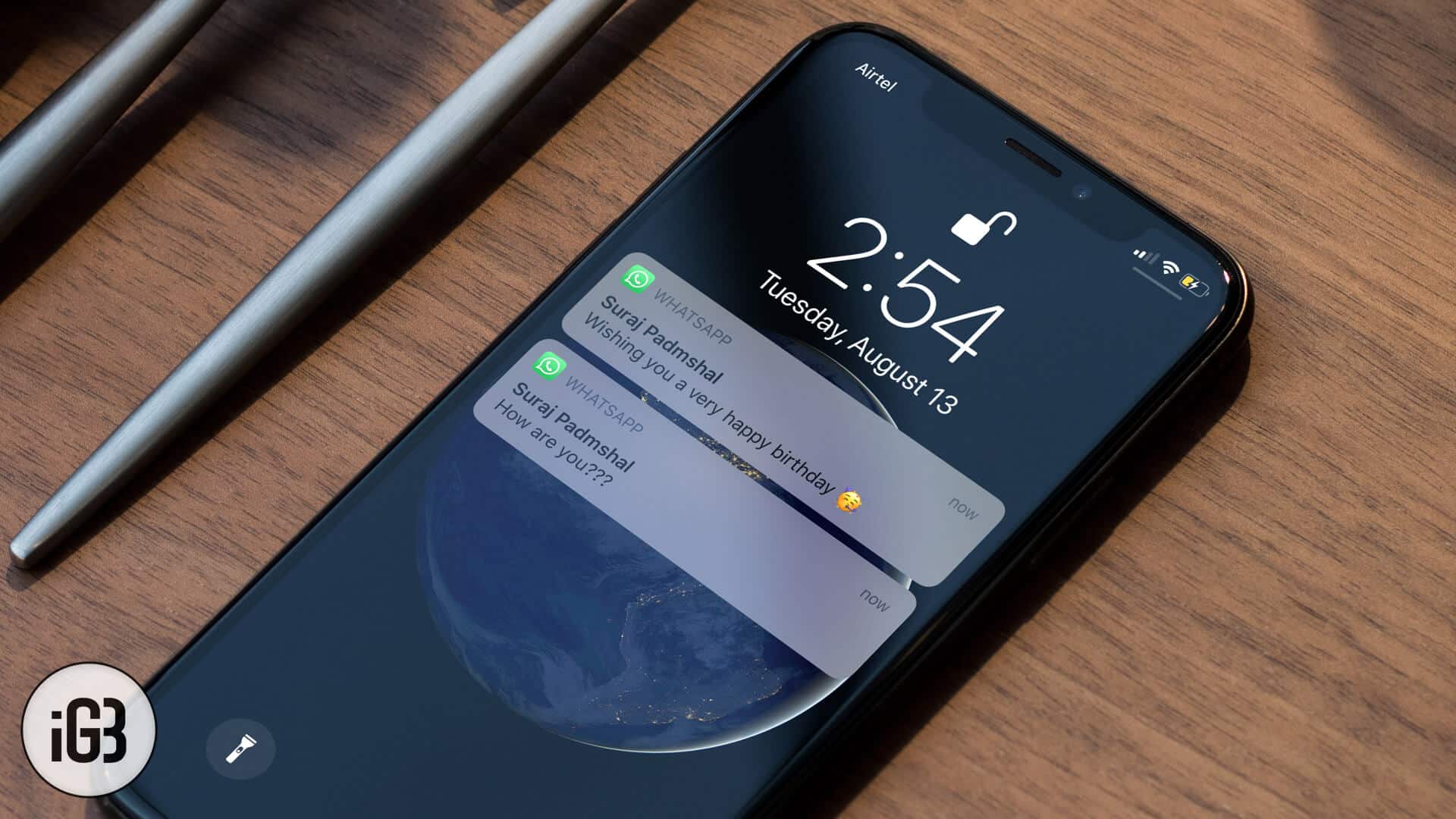 How to hide whatsapp message preview on iphone and android