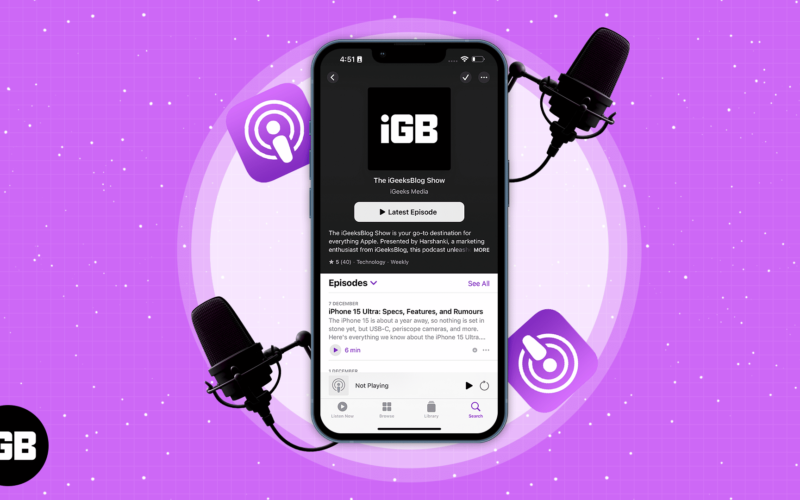 How to use podcasts app on iphone in ios 16