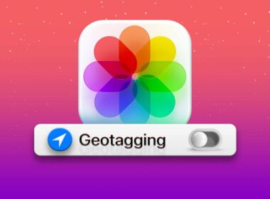 How to disable geotagging for photos on iphone or ipad