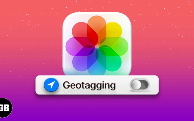 How to disable geotagging for photos on iphone or ipad