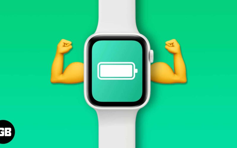 How to improve your apple watch battery life