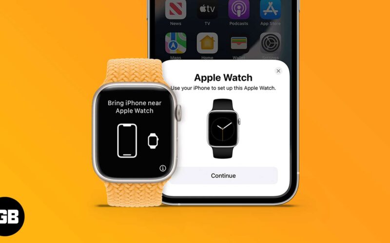 How to pair apple watch with iphone