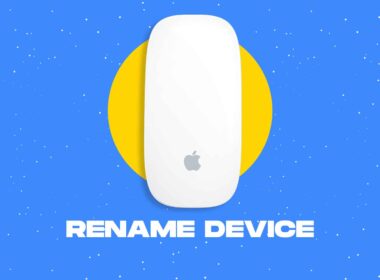 How to rename apple magic mouse on mac