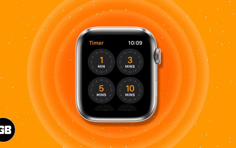 How to set a timer on apple watch