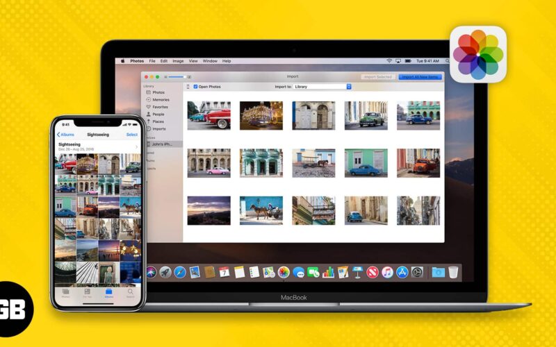 How to transfer photos from iphone to mac