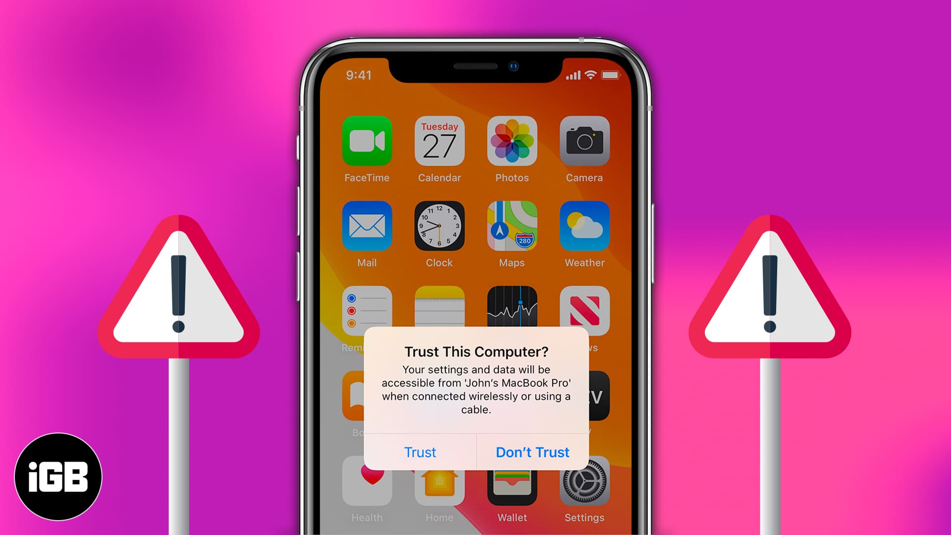 How to turn off trust this computer alert on iphone and ipad