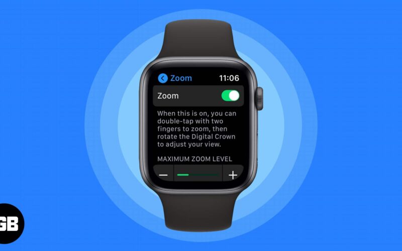 How to use zoom on apple watch