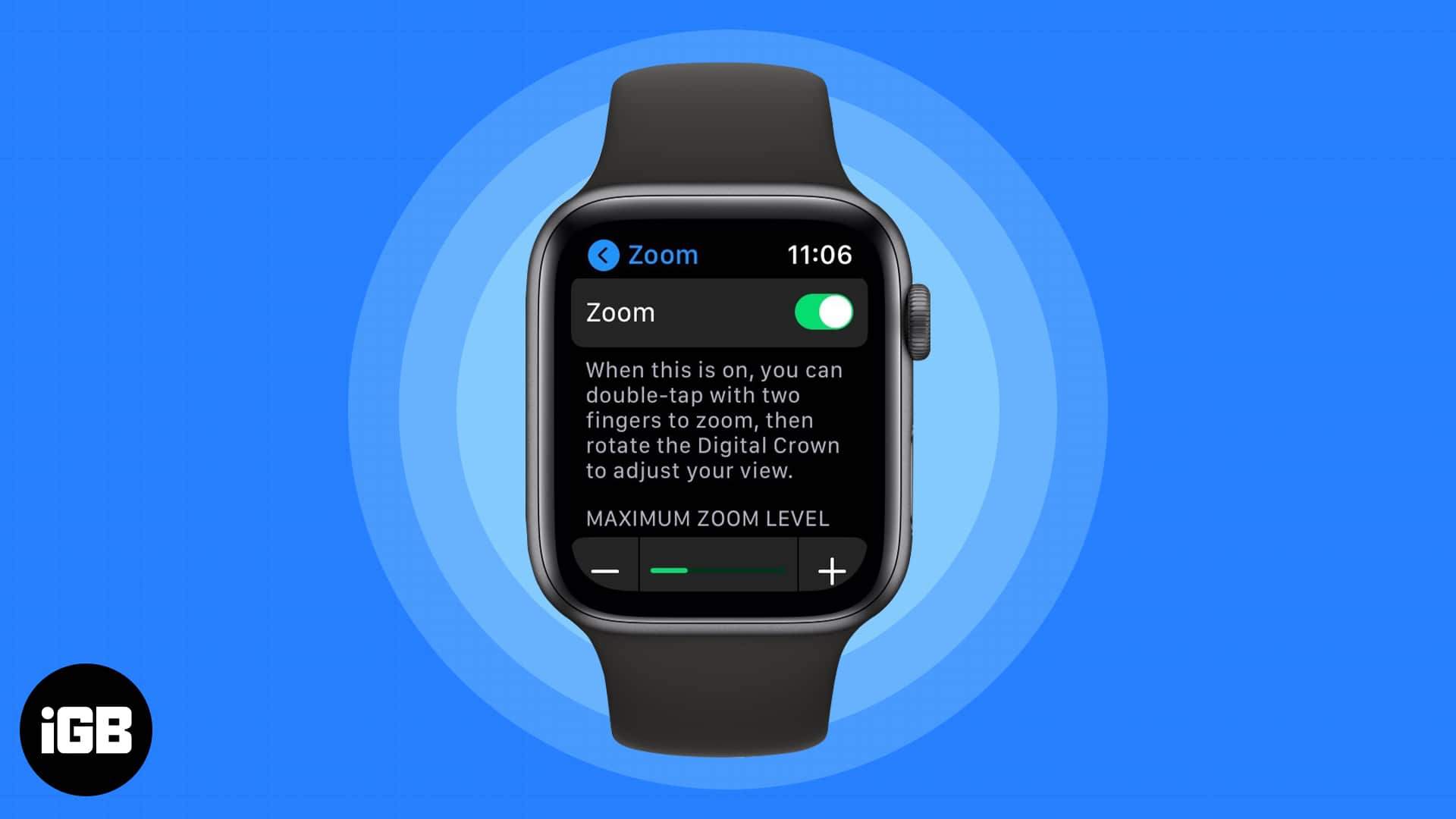 How to use zoom on apple watch