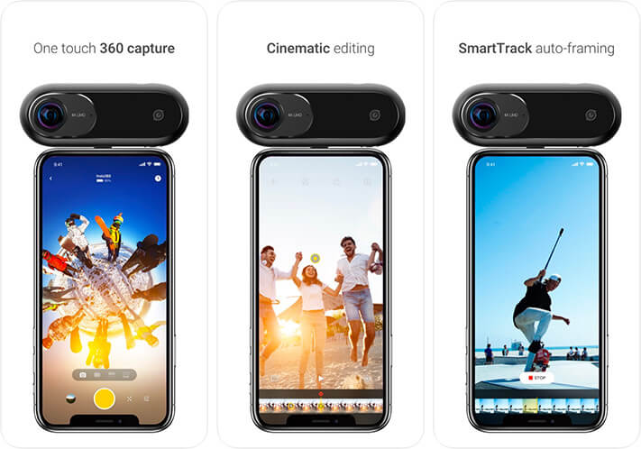 Insta360 ONE 360 Degree PhotoVide iPhone Panorama App Screenshot