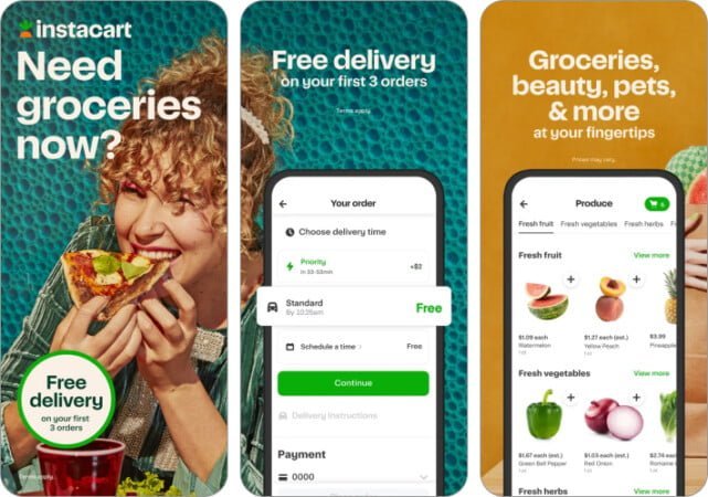 Instacart-best Thanksgiving app for iPhone