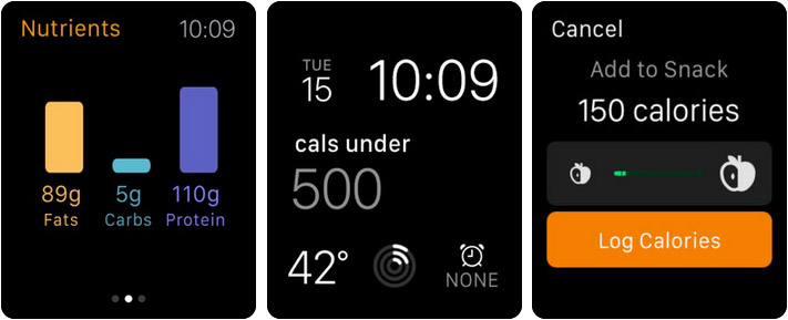 Lose It Apple Watch Calorie Counter Apple Watch App Screenshot