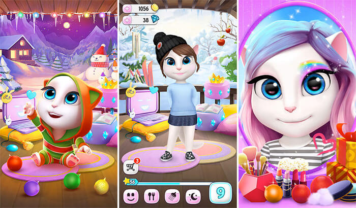 My Talking Angela iPhone and iPad App Screenshot