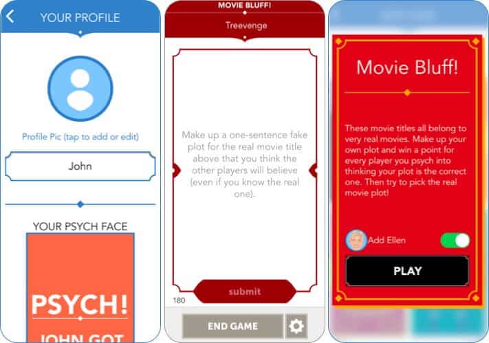 Psych iPhone-iPad Trivia Quiz App Screenshot