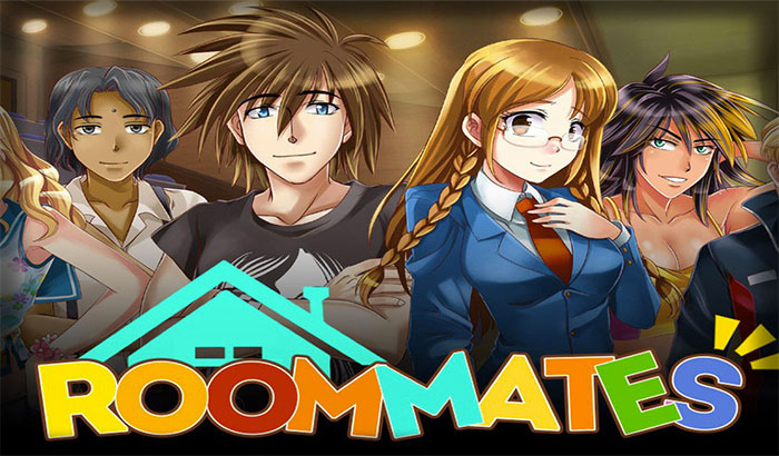 Roommates Visual Novel iPhone and iPad App Screenshot