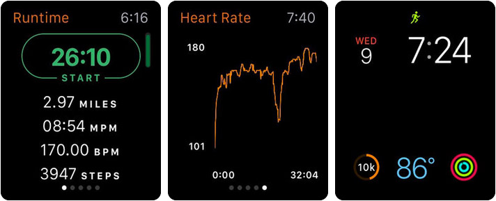 Runkeeper Apple Watch Fitness App Screenshot