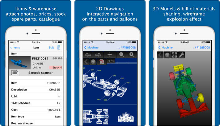 Salesforce iPhone ERP App Screenshot