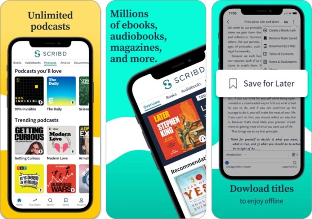 Scribd for iPhone and iPad