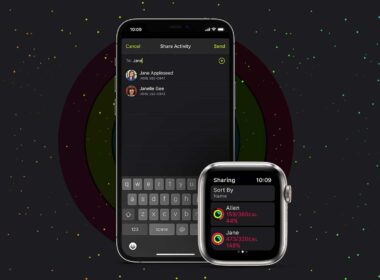 Share your activity from apple watch and iphone