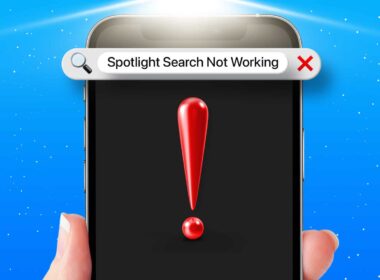 Spotlight search not working on iphone