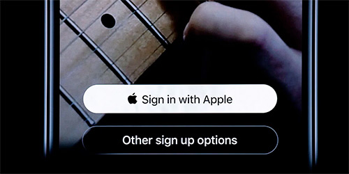 Use Sign In With Apple