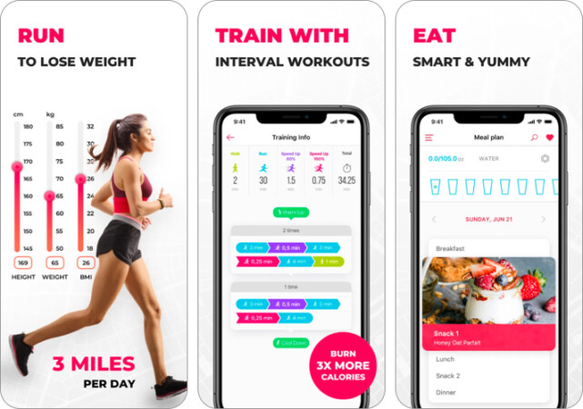 Weight Loss Running by Slimkit app for iPhone and iPad