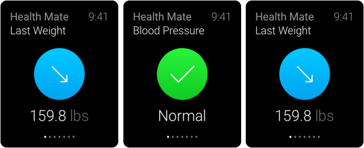 Withings Health Mate Apple Watch Fitness App Screenshot