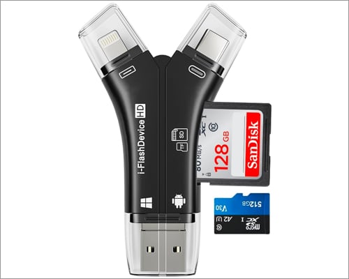  ZOIOT SD Card Reader for iPhone/iPad